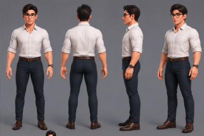 Stylized Male Character Creator