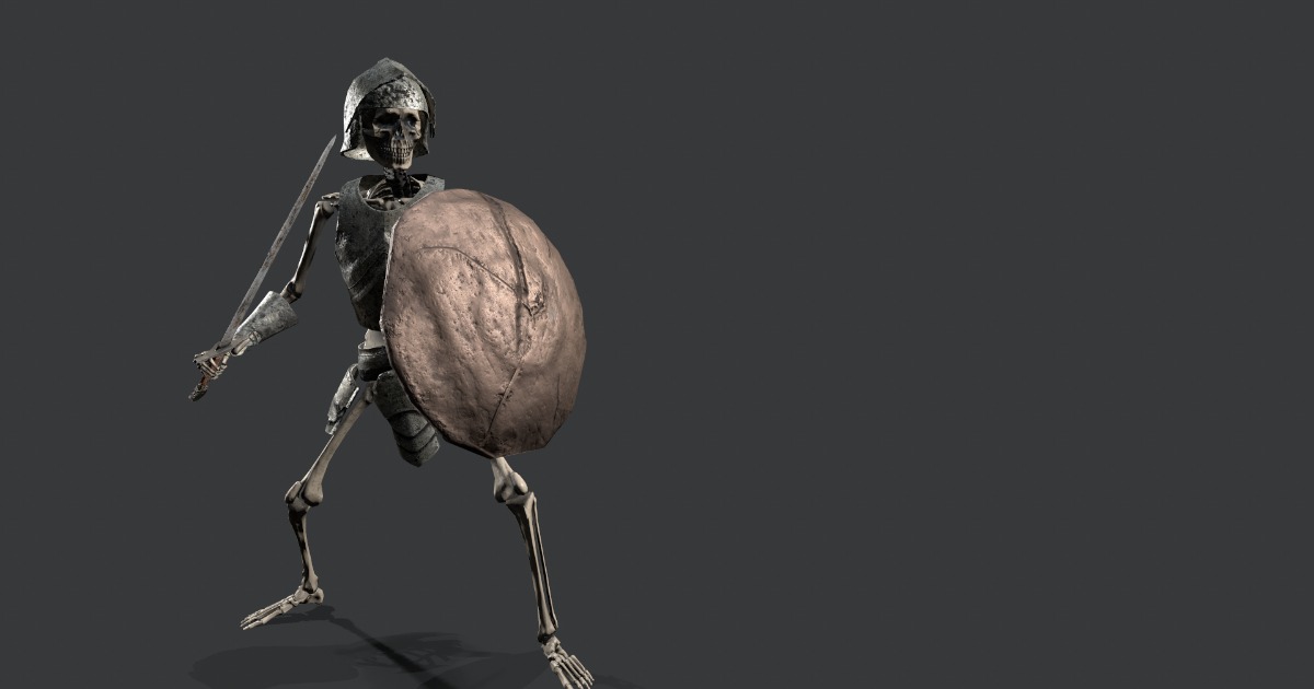 skeleton warrior 5 | 3D Creatures | Unity Asset Store