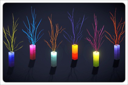 Low Poly 9 Vases Props Pack – Decorative Props