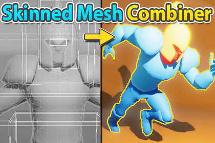 Multi-Material Atlasing - Skinned Mesh Combiner - With Data Save