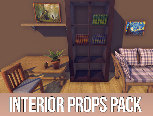 Interior Props Pack Asset | 3D Interior | Unity Asset Store