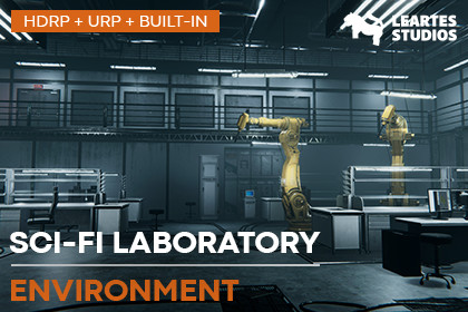 Sci-Fi Laboratory Environment
