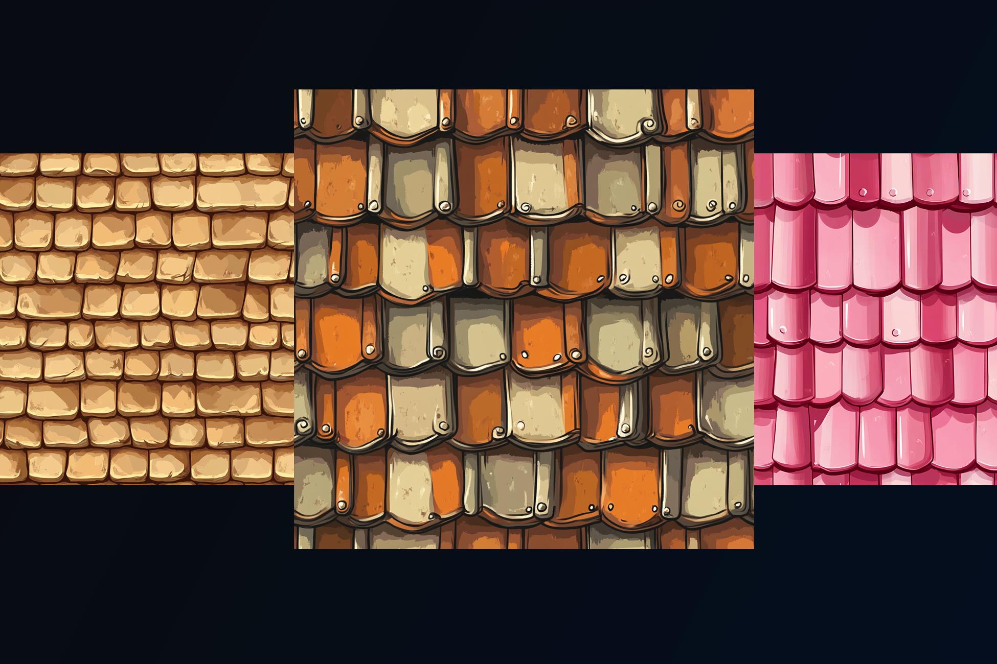 Unity Building Texture NHC - Pixelized Roof Textures | 2D Building | Unity Asset Store