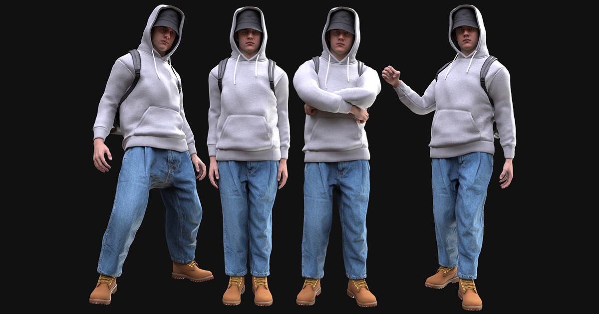 Men In Unity Graphics Man in Autumn Outfit 2 - Rigged | 3D Characters | Unity Asset Store
