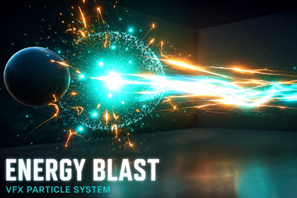 Laser Beam-Energy Blast