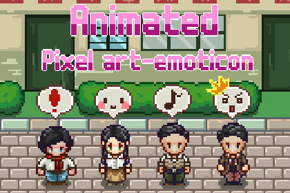 Animated Pixel Emoticons