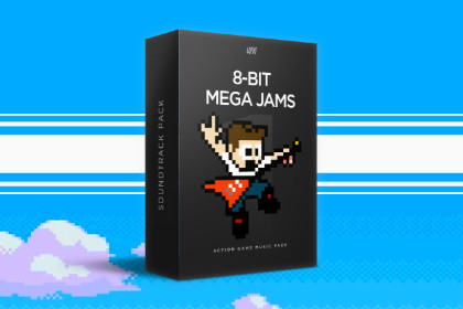 8-Bit Mega Jams - Game Music Pack - Chiptune, Arcade, 16-bit Adventure Action