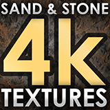 60 Desert Sand Stone Textures (4k) HDRP Dry Wasteland Seamless Material - Vol. 4