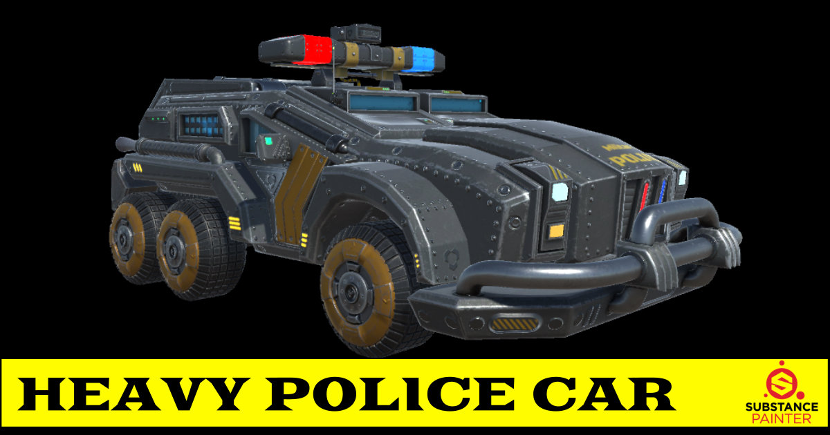 Unity Police Car HEAVY POLICE CAR | 3D Land | Unity Asset Store
