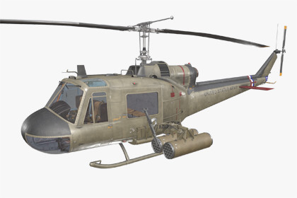UH-1C U.S. Army 2 Complex Animation