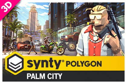 POLYGON - Palm City - Art by Synty