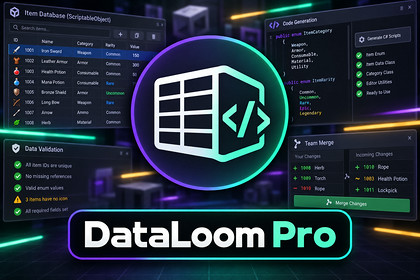 DataLoom Pro - ScriptableObject Spreadsheet, Codegen & Team Merge