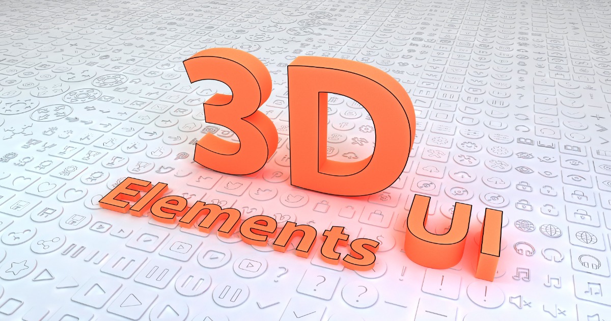 3D UI Elements | 3D Props | Unity Asset Store