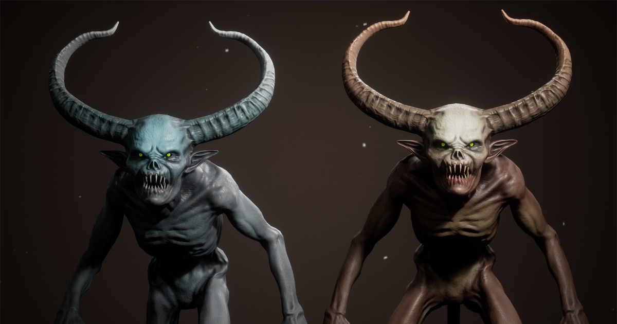 Skinny Demon | 3D Humanoids | Unity Asset Store