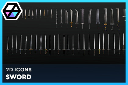 2D Icons - Sword