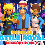 Stylized Battle Royale Characters Vol 2
