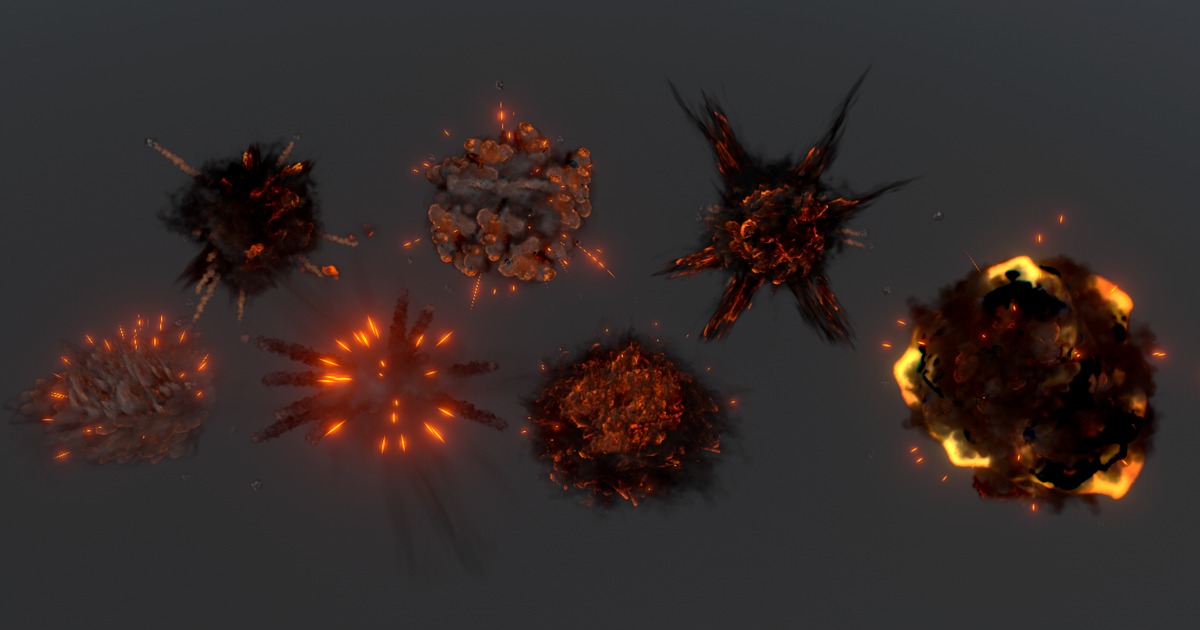 Explosions 3D | Fire & Explosions | Unity Asset Store