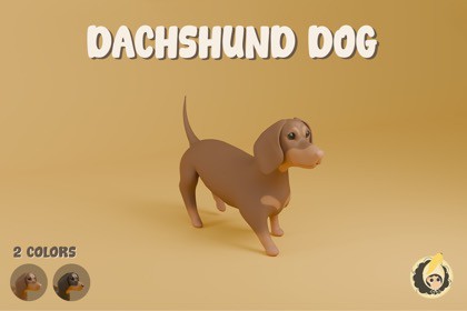 Animated Dachshund Dog