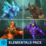 Stylized Fantasy Elementals Pack #4