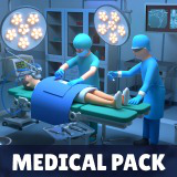 Medical Pack - Low Poly 3D Models Pack