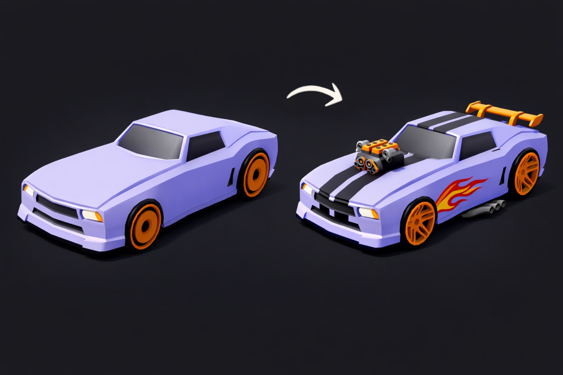 Unity Car Project Download Customizable Car Pack | 3D Land | Unity Asset Store