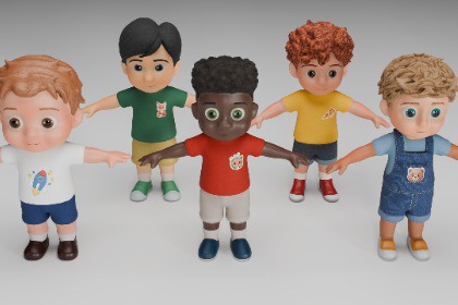 Stylized Chibi Kids Pack - Volume 1