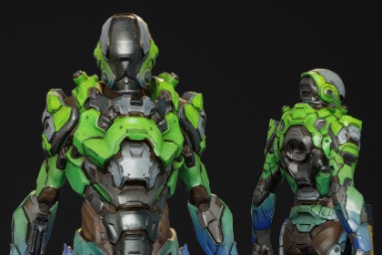 Sci-Fi Cyborg 16