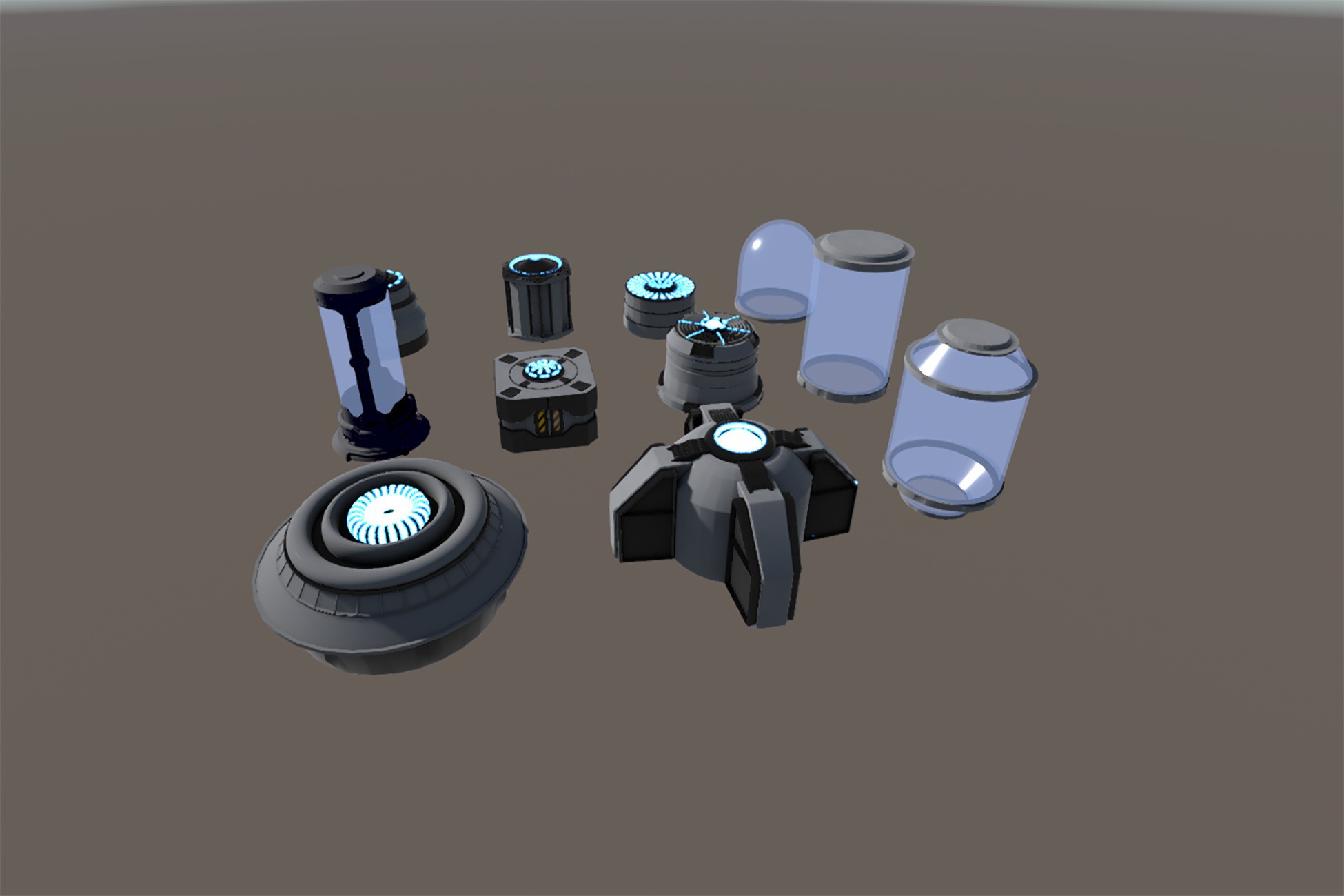 SciFi Capsules / 11+ Assets | 3D Props | Unity Asset Store