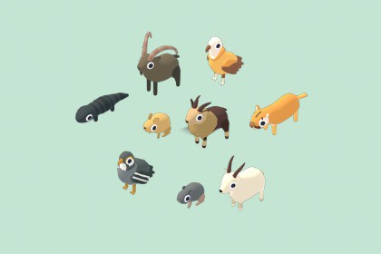 Quirky Series - Mountain Animals Vol 1