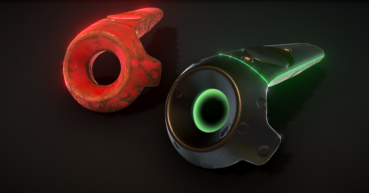 HTC Vive VR Controller Pack PBR | 3D Tools | Unity Asset Store