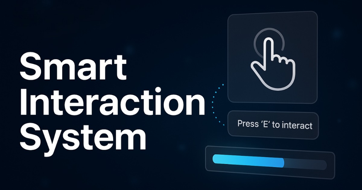 Interact System Unity Smart Interaction System Pro | Input Management | Unity Asset Store