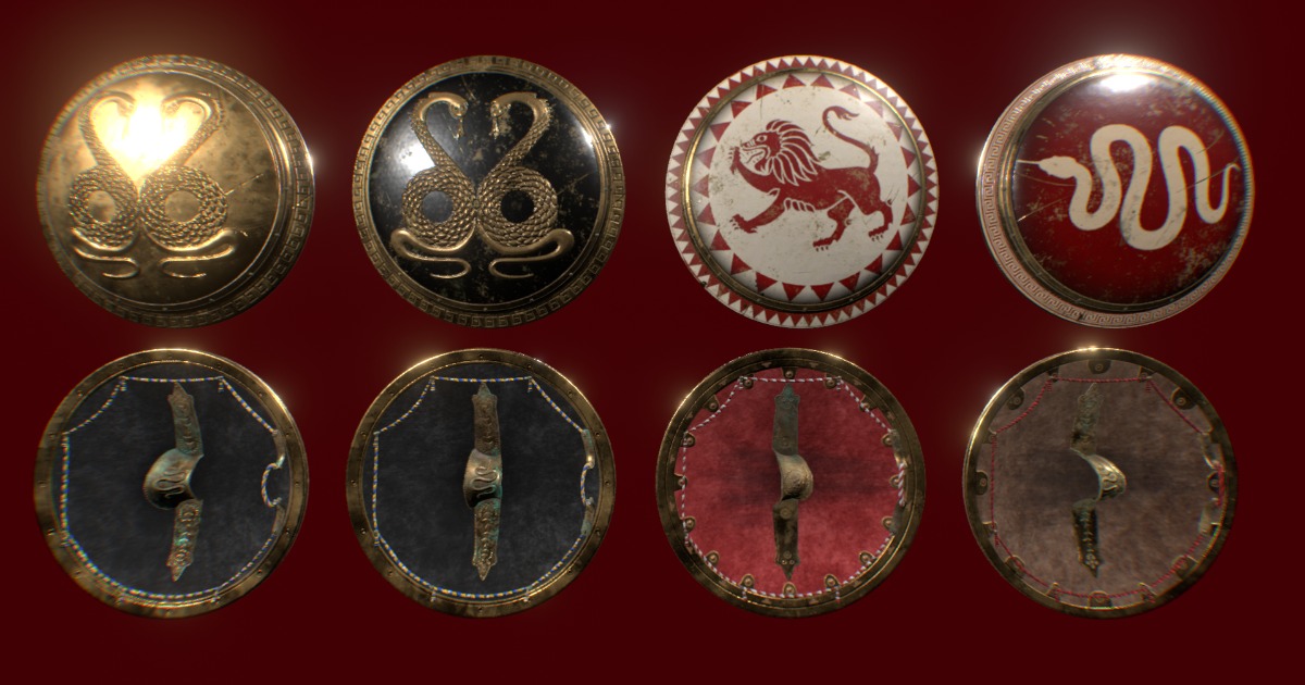 Shields Mythology Pack 5 | 3D 무기 | Unity Asset Store