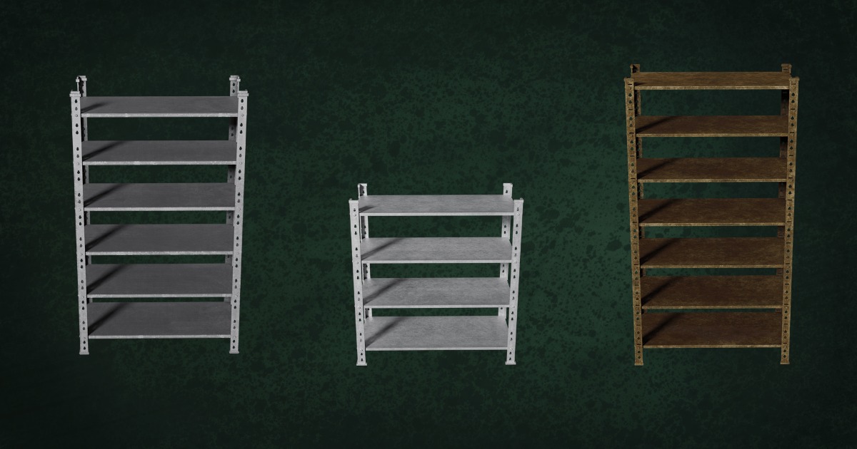 Unity Rack Rack Metals Series ContainerKeepItems G3 N7-9 | 3D 산업도구 | Unity Asset Store