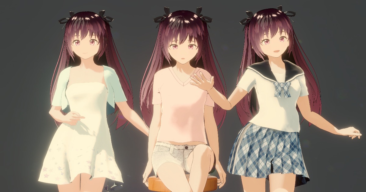 Girl Unity Anime Style Girl: Haruka | 캐릭터 | Unity Asset Store