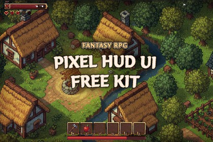 Pixel HUD UI Free Kit