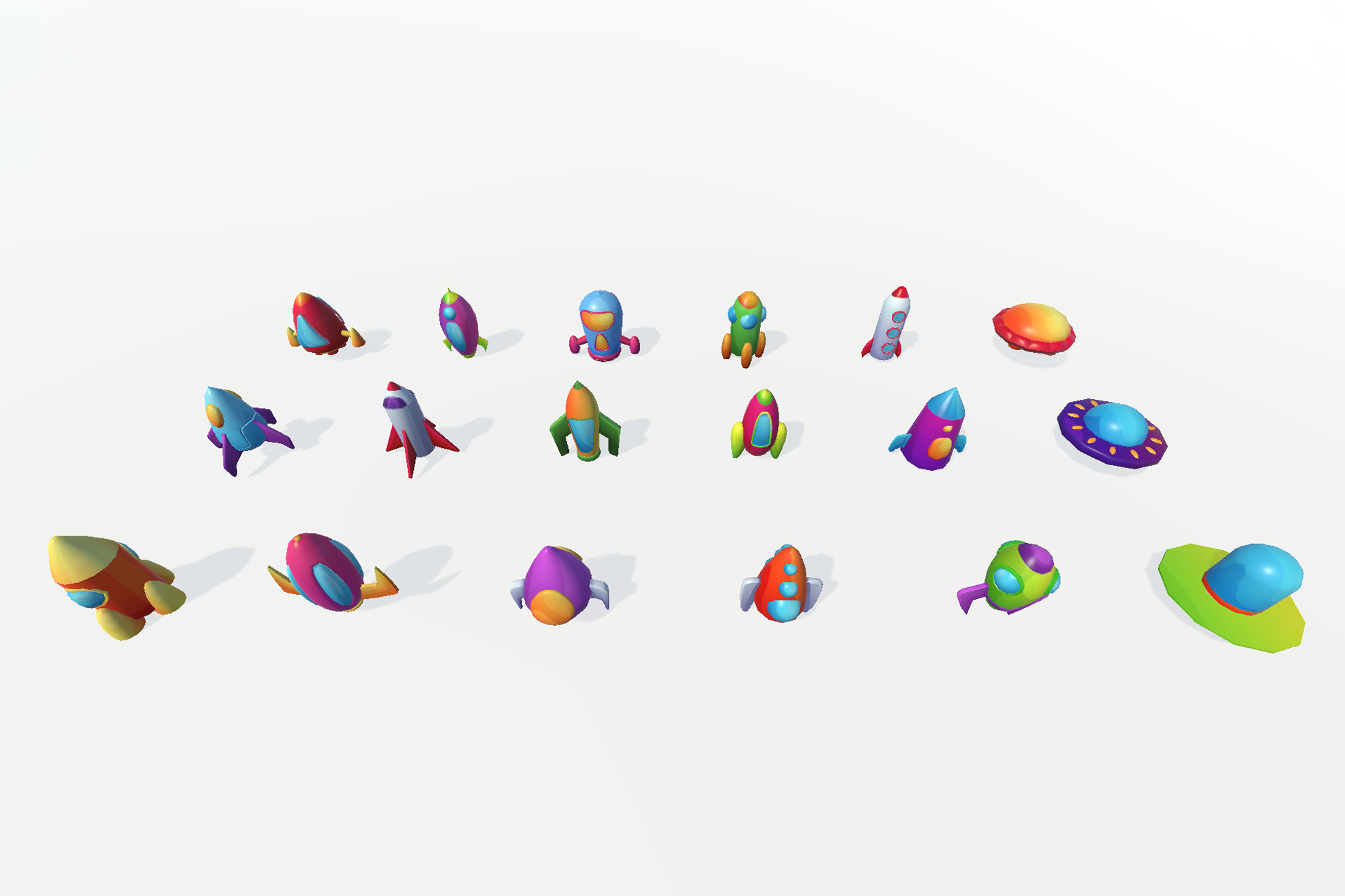 Space Unity Toon Spaceships Pack | 3D Space | Unity Asset Store