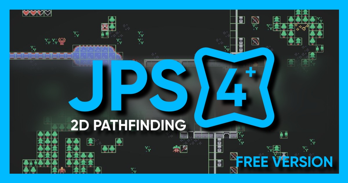JPS4+ Lite 2D Grid Pathfinding | Behavior AI | Unity Asset Store