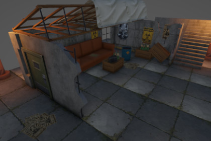 Ruined Shelter – Post-Apocalyptic Modular Pack