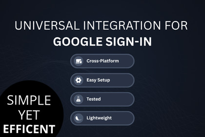 Universal Integration for Google Sign-In