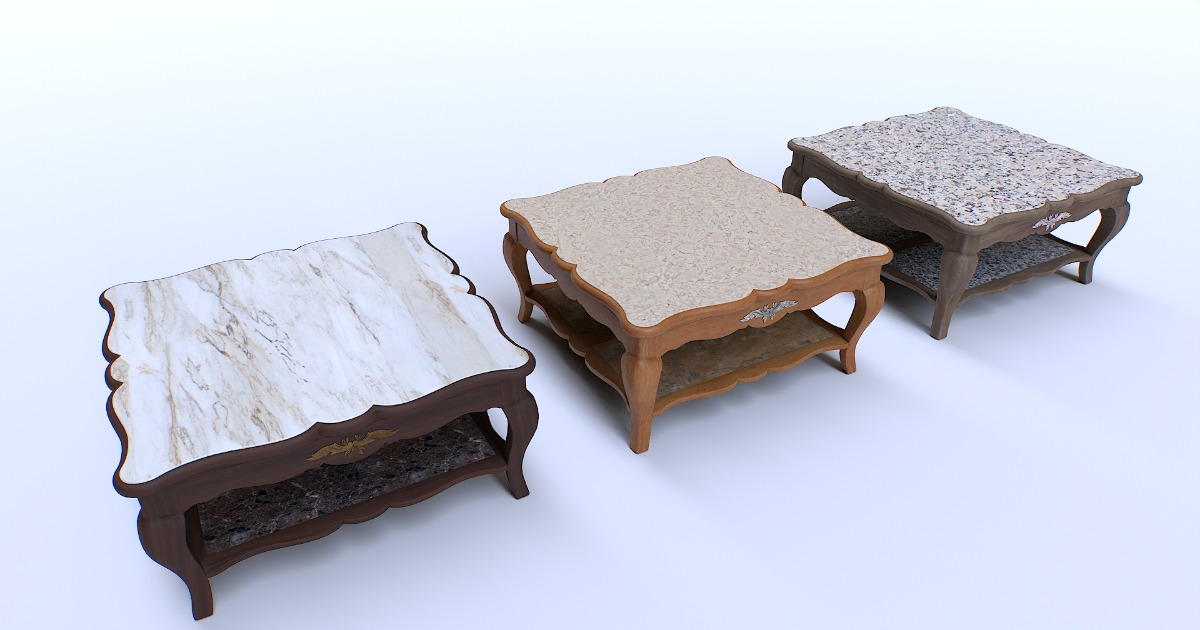 Card Table Texture Unity Coffee Table Pack | 3D Furniture | Unity Asset Store