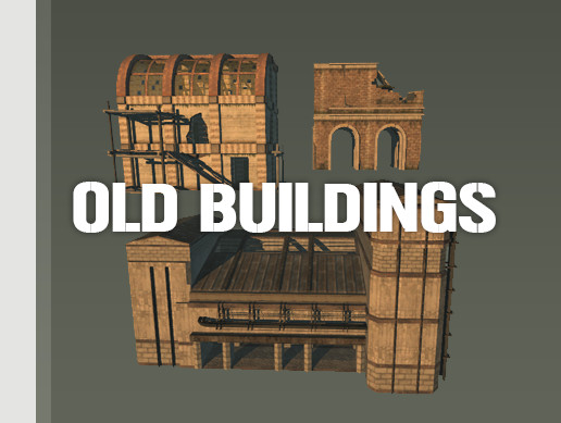 Old Buildings Pack | 3D 도시 | Unity Asset Store
