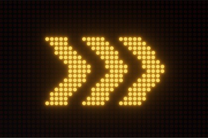 Procedural LED Sign