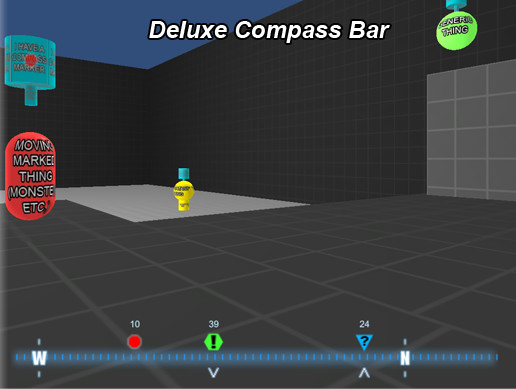 Deluxe Compass Bar | Systems | Unity Asset Store
