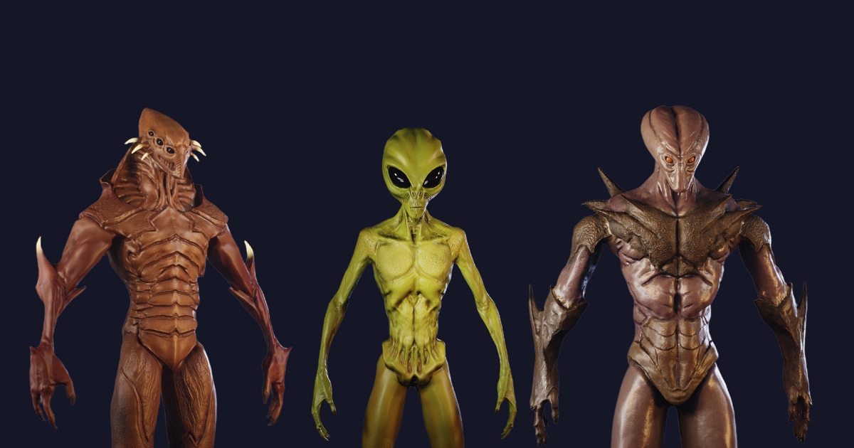 Alien_Pack | 3D Characters | Unity Asset Store