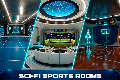 Sci-Fi Sports Rooms