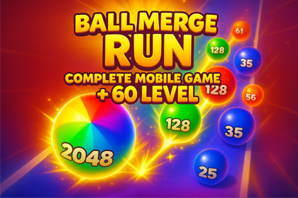 Ball Merge Run - Hyper Casual Mobile Game