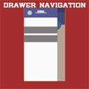 Drawer navigation(hambuger menu UI)
