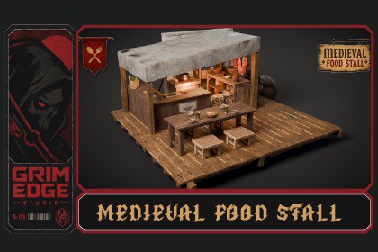 Medieval Food Stall
