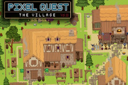 2D Pixel Quest Vol.11: The Village