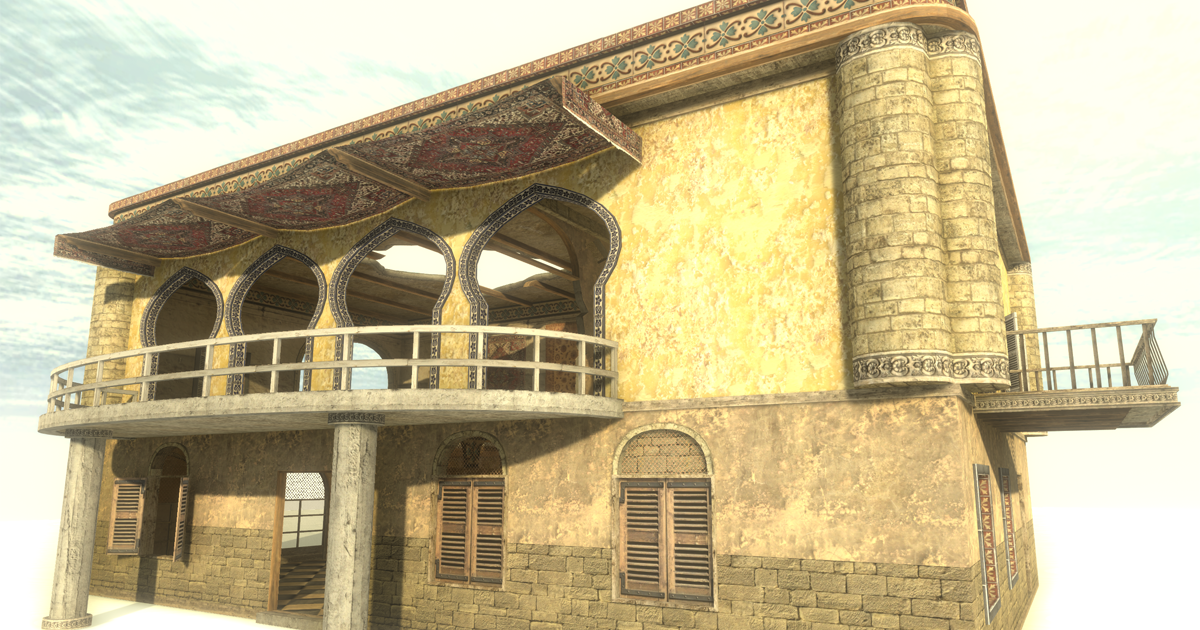 Arabic Building | 3D Urban | Unity Asset Store